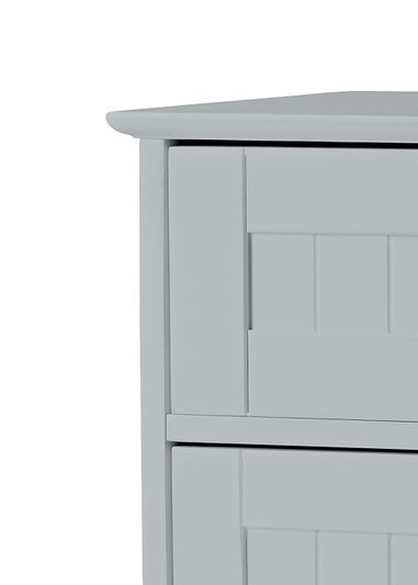 LPD Furniture Alaska Low Storage Cabinet Grey (760x340x420mm)