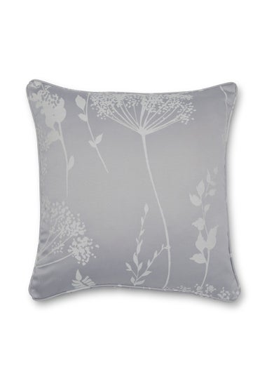 Catherine Lansfield Meadowsweet Floral Jacquard Cushion (45x45cm)