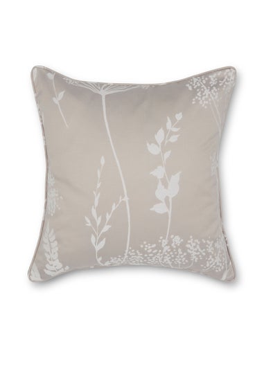 Catherine Lansfield Meadowsweet Floral Jacquard Cushion (45x45cm)