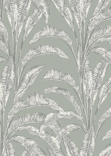 Muriva Sansa Leaf Wallpaper