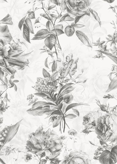 Muriva Toile Floral Wallpaper