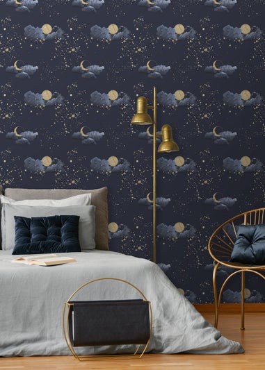 Muriva Night Sky Wallpaper
