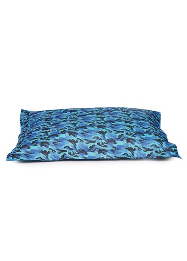 Kaikoo Blue Camo Print XL Floor Cushion (100x140cm)