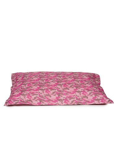 Kaikoo Pink Camo Print XL Floor Cushion (100x140cm)