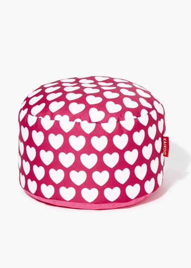 KAIKOO Pink Heart Beanbag