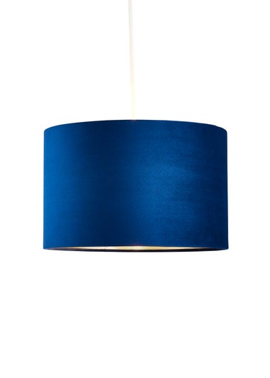 Inlight Velvet Drum Lamp Shade (35cm x 35cm x 22cm)