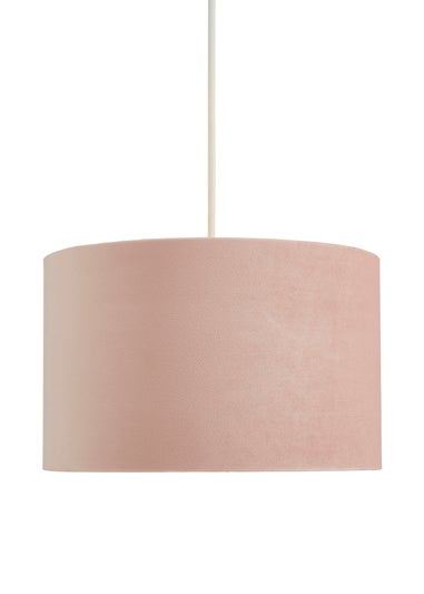 Inlight Velvet Drum Lamp Shade (35cm x 35cm x 22cm)