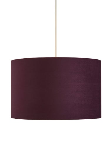 Inlight Velvet Drum Lamp Shade (35cm x 35cm x 22cm)