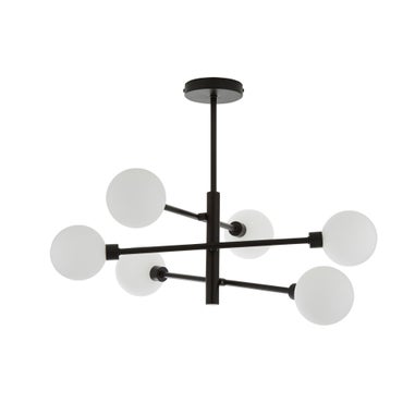 Inlight Nova Semi Flush Ceiling Light Black (56cm x 60cm x 60cm)