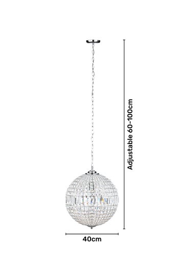 Inlight Melia Pendant Light (100cm x 40cm x 40cm)