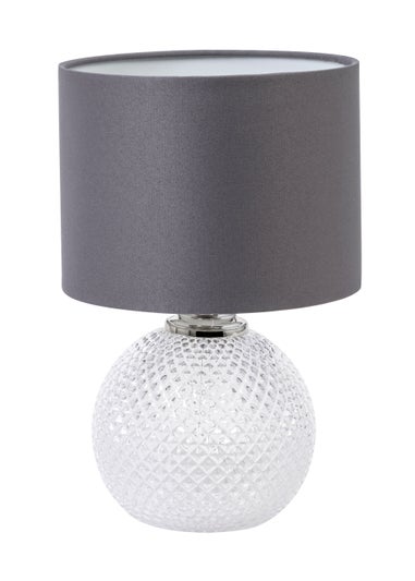 Inlight Clear Glass Table Lamp (31cm x 20cm)