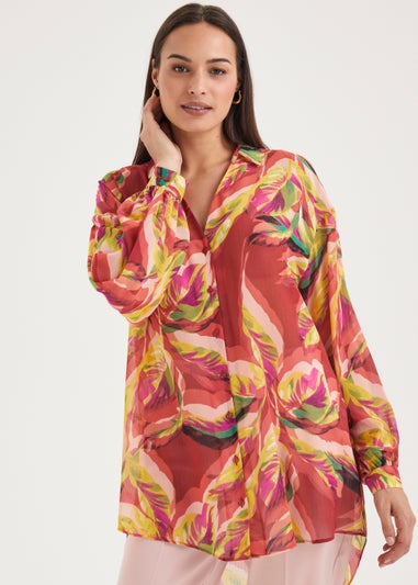 Et Vous Multicoloured Floral Blouse