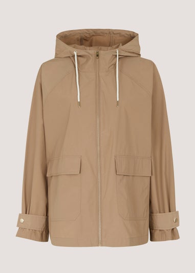 Beige Parka Coat