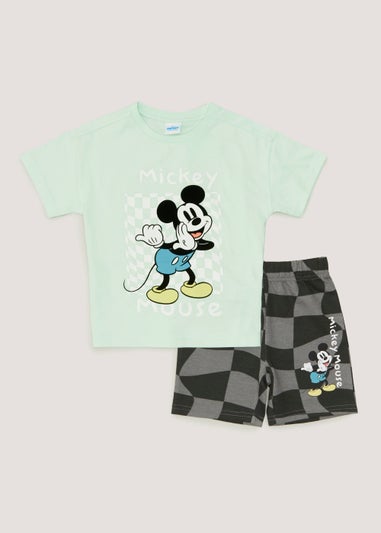 Kids Disney Mickey Mouse T-Shirt & Shorts Set (12mths-6yrs)