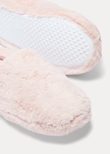 Pink Mule Slippers
