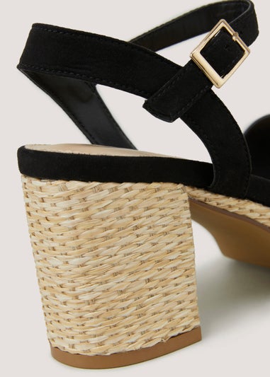 Black Platform Sandals