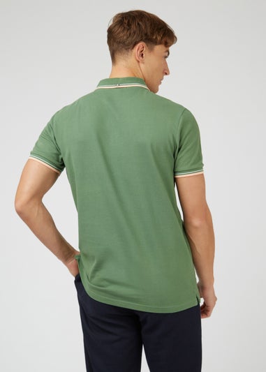 Ben Sherman Green Tipped Polo Shirt