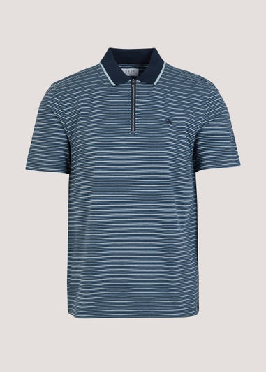 Navy Stripe Polo Shirt