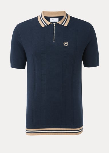 Navy Tipped Polo Shirt