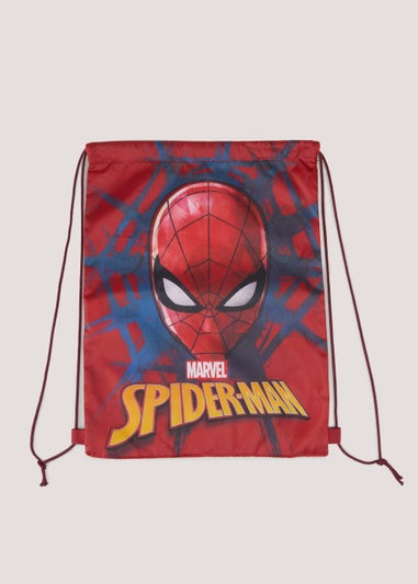 Kids Red Marvel Spider-Man School Pump Bag