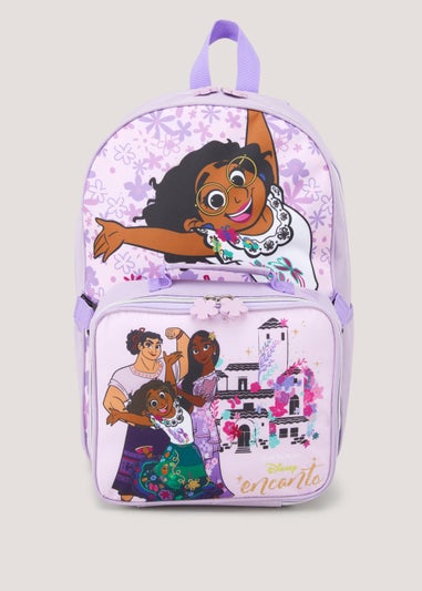 Kids Lilac Disney Encanto School Backpack & Lunch Bag Set