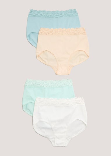 Devoted By Zizzi 7 PACK KNICKERS WITH REGULAR WAIST - Briefs - blue multi  pack/blue 