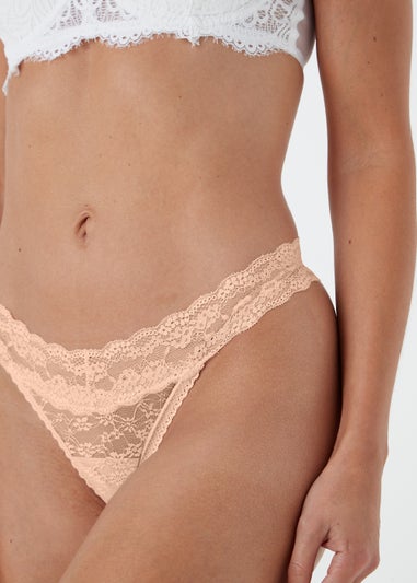 3 Pack Lace Thongs