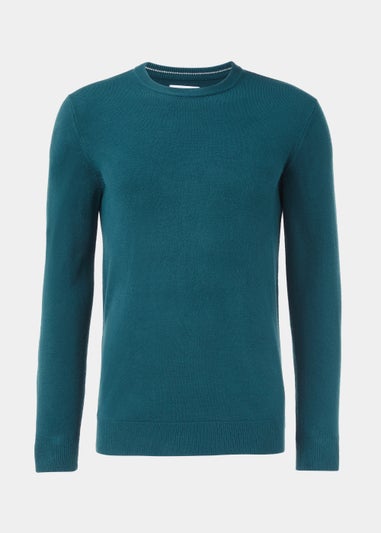 Blue Soft Touch Crewneck Jumper