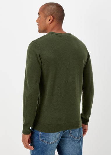 Green Soft Touch Crewneck Jumper