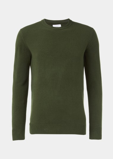 Green Soft Touch Crewneck Jumper