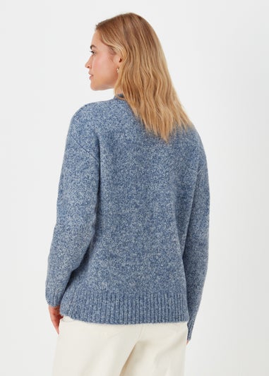 Blue Twist Jumper