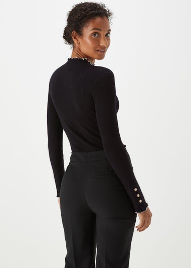 Et Vous Black Knitted Jumper - Matalan