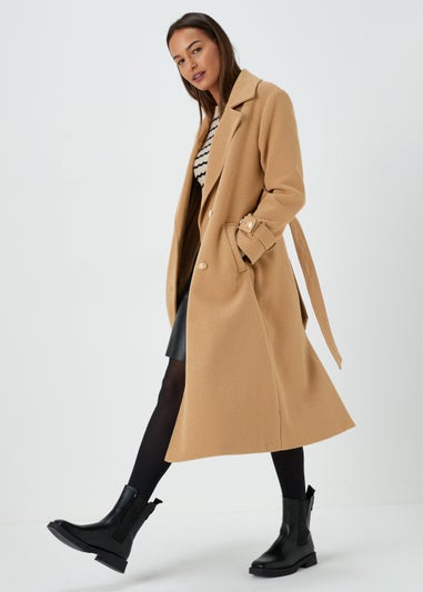 Et Vous Beige Camel Coat