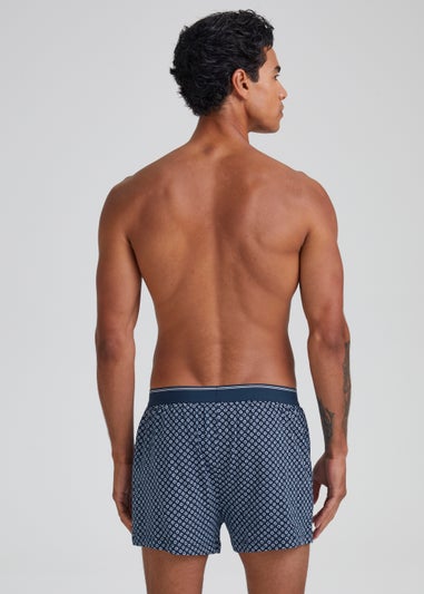 5 Pack Blue Stripe Loose Fit Boxers