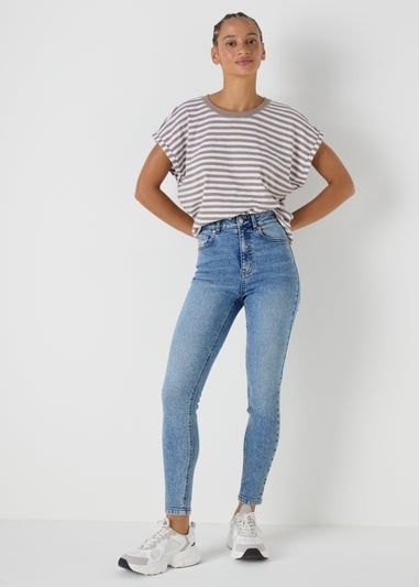 April Mid Wash Skinny Jeans