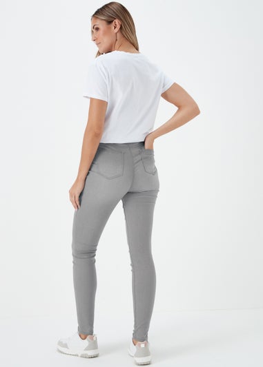 Rosie Grey Washed Pull On Jeggings - Matalan