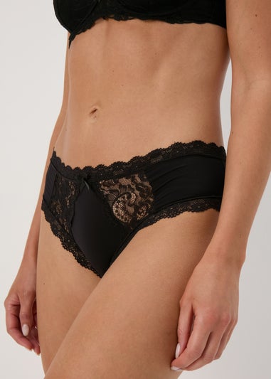 3 Pack Lace Side Short Knickers