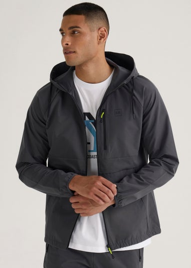 US Athletic Grey Woven Zip Up Jacket