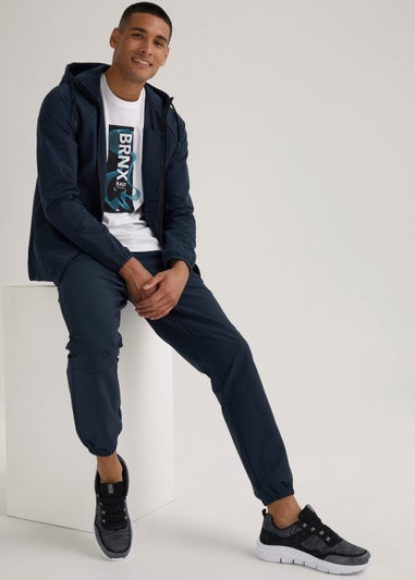 US Athletic Navy Woven Joggers