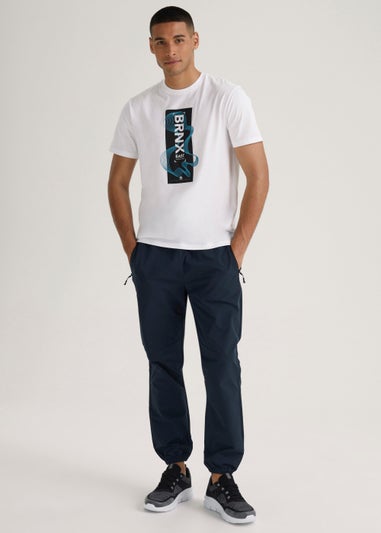 US Athletic Navy Woven Joggers