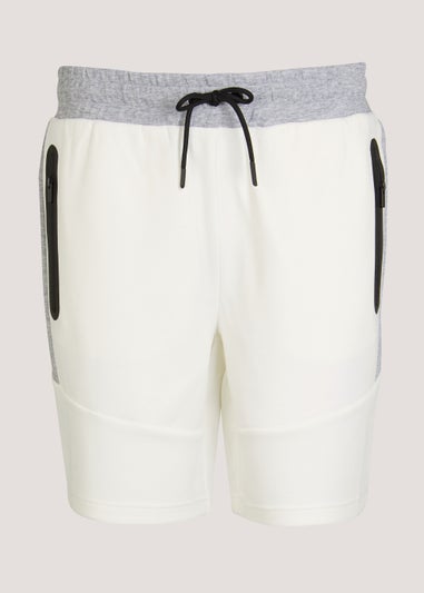 US Athletic Cream Jogger Shorts