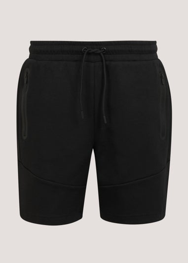 US Athletic Black Jogger Shorts