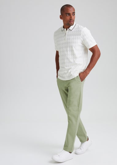 Sage Straight Fit Stretch Chinos
