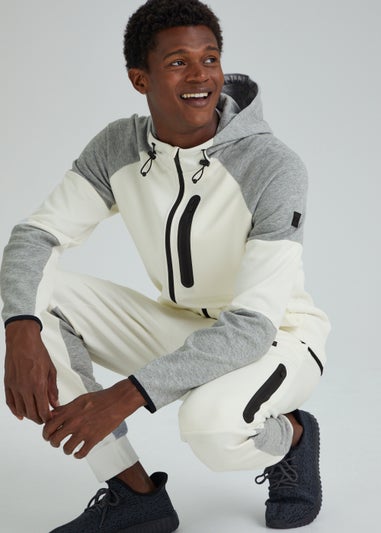 US Athletic Cream Zip Hoodie