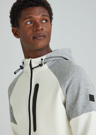 US Athletic Cream Zip Hoodie