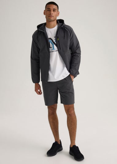US Athletic Grey Woven Shorts