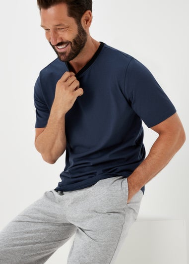 Navy & Grey Pyjama Set