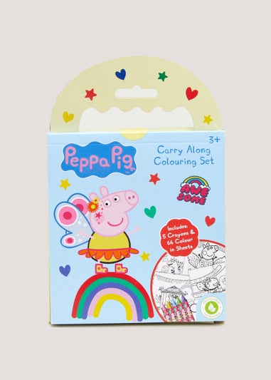 Peppa Pig Carry Along Colouring Set