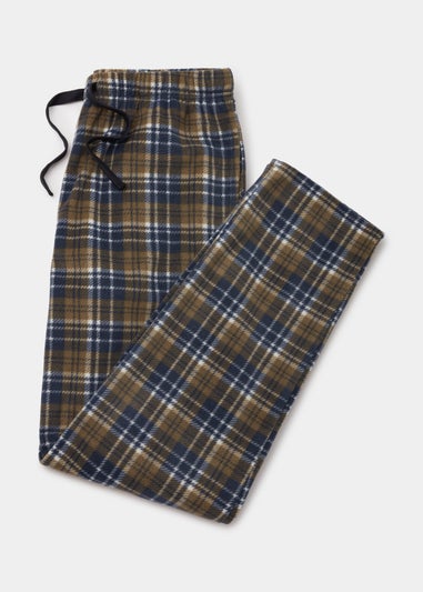 Green Check Microfleece Pyjama Bottoms