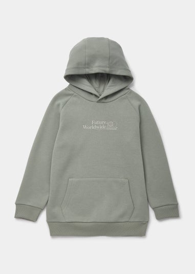 Boys Mint Future Worldwide Hoodie (4-13yrs)